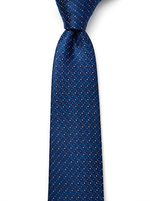 Campania Structure Navy Silk Tie