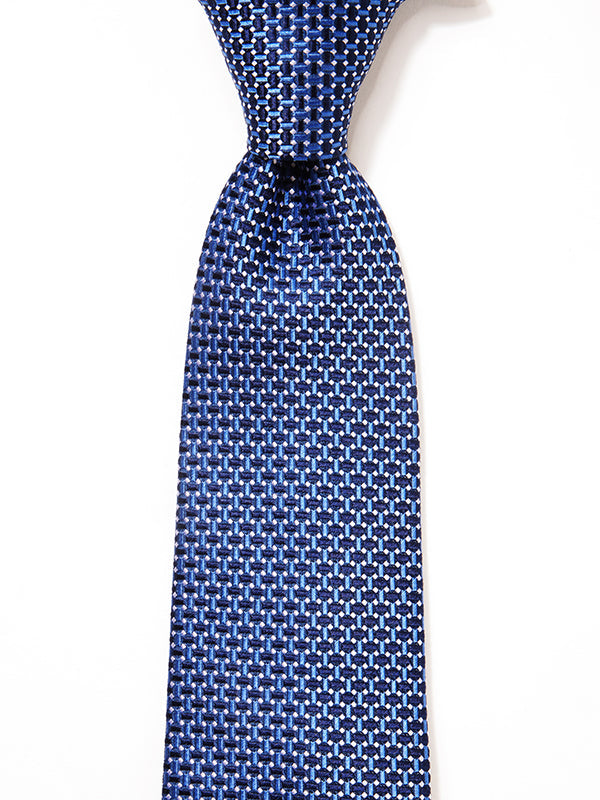 Campania Structure Navy Silk Tie