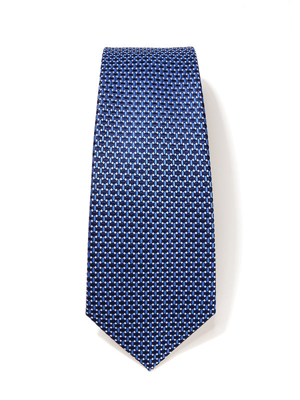 Campania Structure Navy Silk Tie