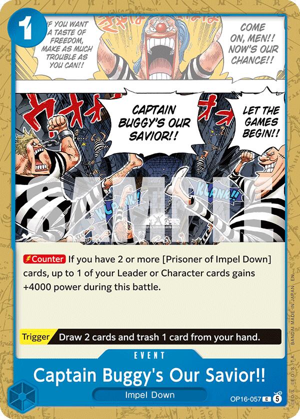 Captain Buggy's Our Savior!! [The Time of Battle] - Shop at xdovtoxtgo