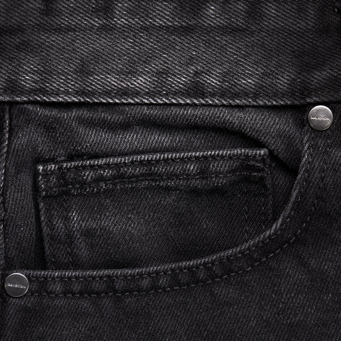 Carpenter Denim Shorts | Washed Black