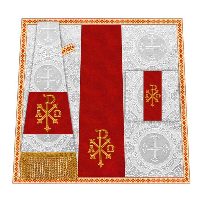 Damask / PAX / White-Red