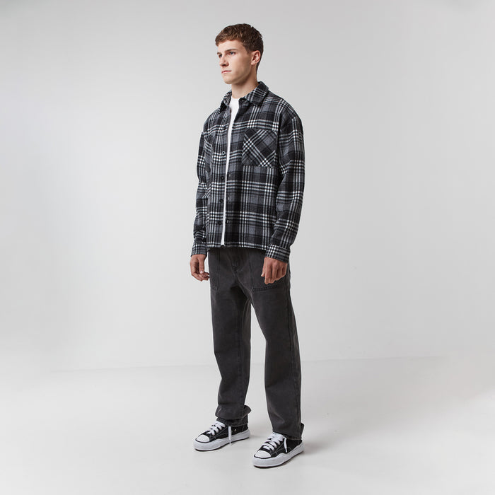 Check Flannel Shirt | Black