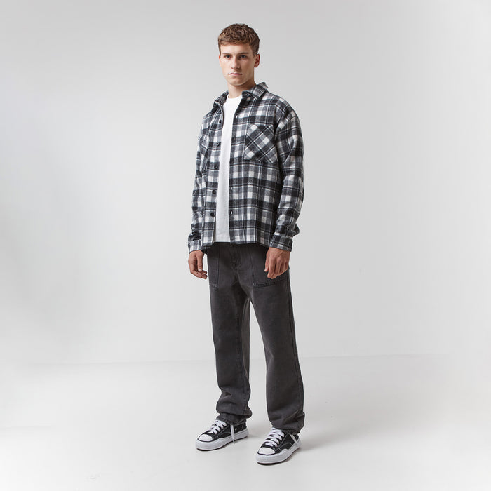 Check Flannel Shirt | Charcoal