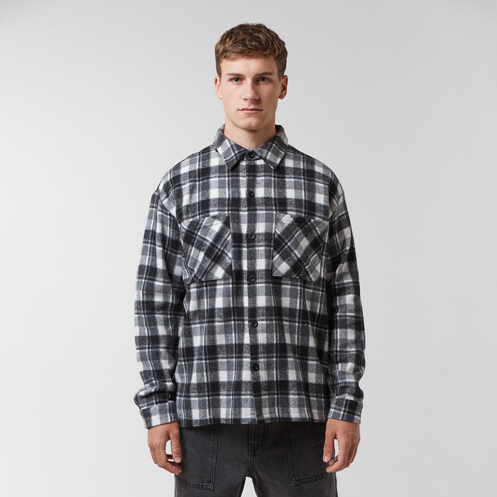 Check Flannel Shirt | Charcoal