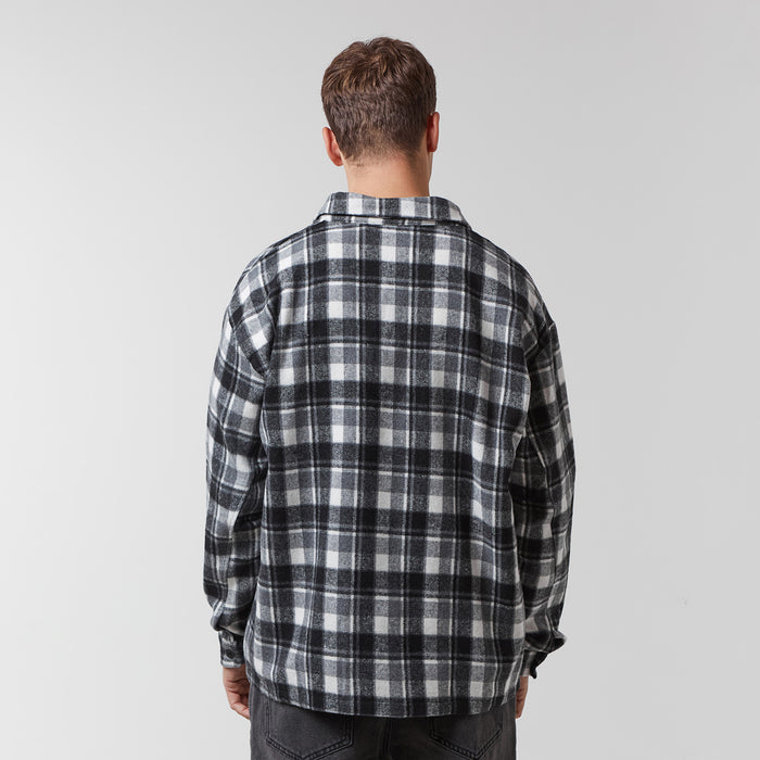 Check Flannel Shirt | Charcoal