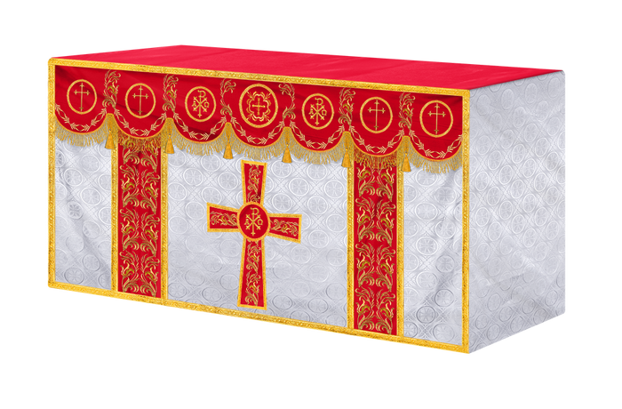 Damask / PAX / White - Red