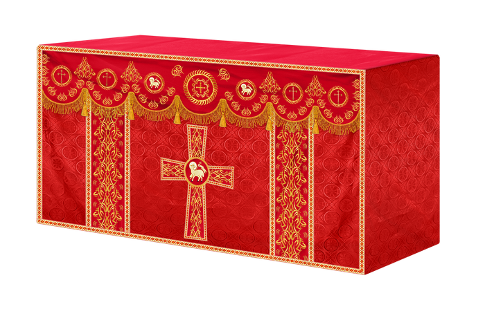 Damask / Lamb / Red