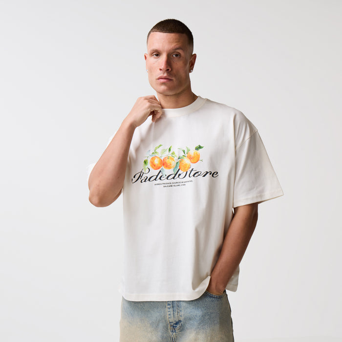 Citrus T-Shirt | Chalk