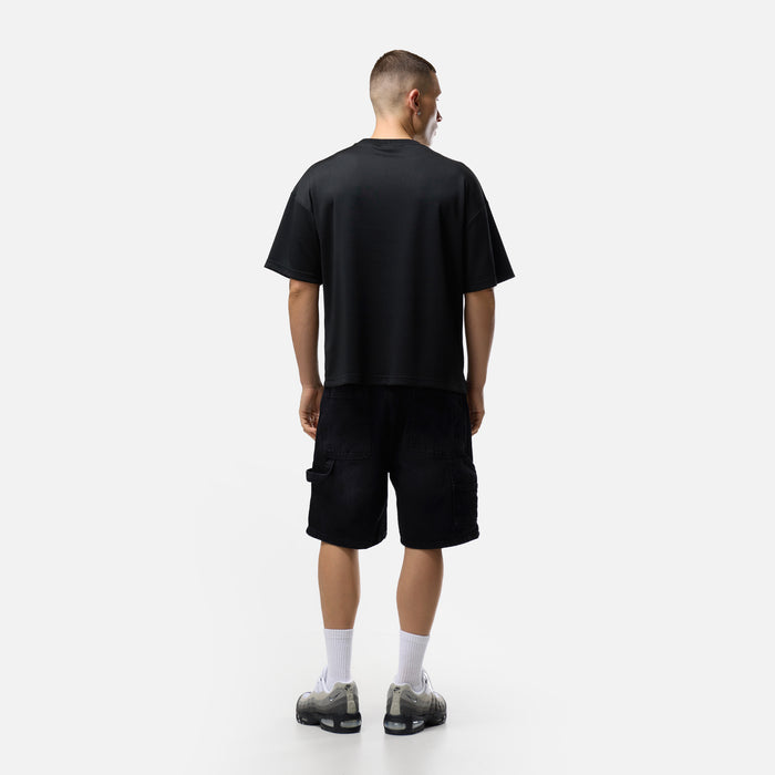 Collegiate Mesh Jersey T-Shirt | Black