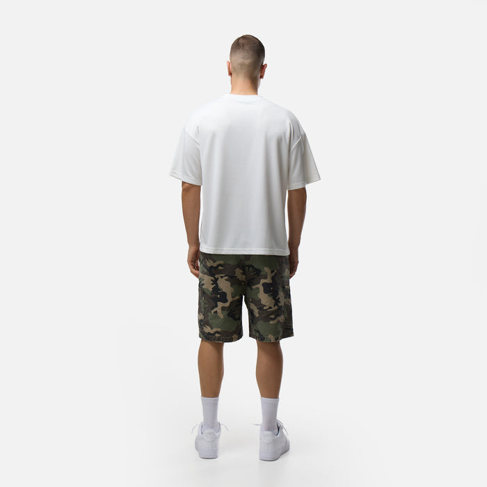 Collegiate Mesh Jersey T-Shirt  | Chalk