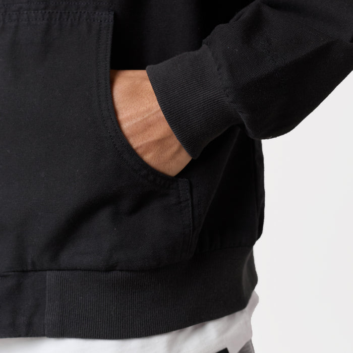 Core Canvas Jacket | Washed Black