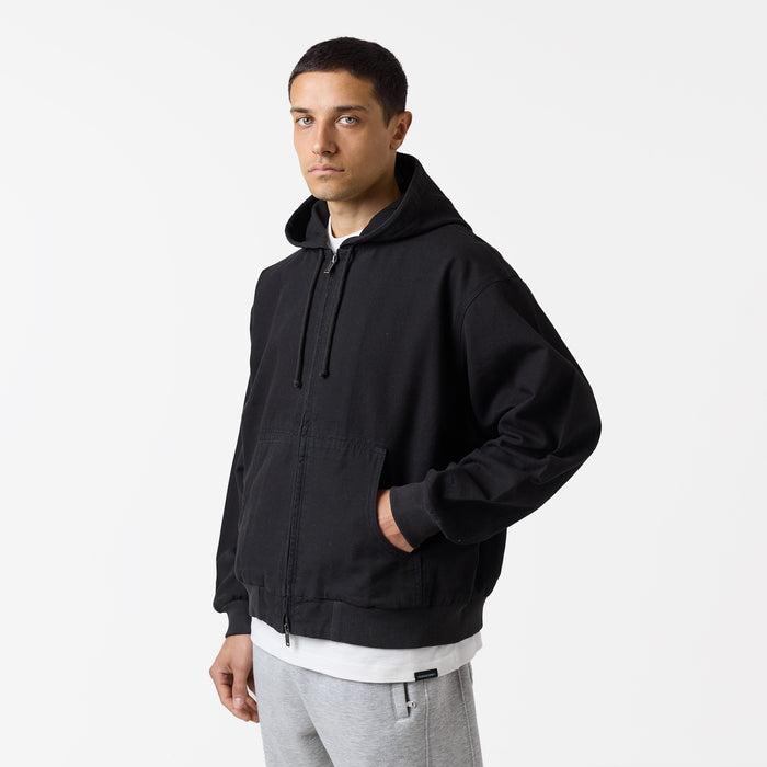 Core Canvas Jacket | Washed Black