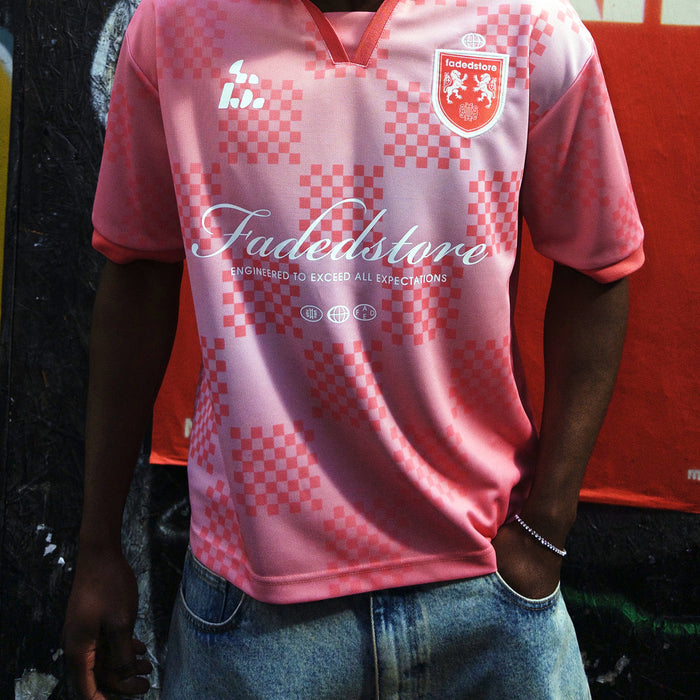 Cropped Fit Collared Jersey | Coral