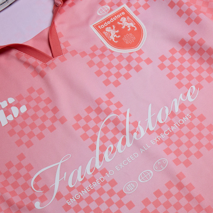 Cropped Fit Collared Jersey | Coral