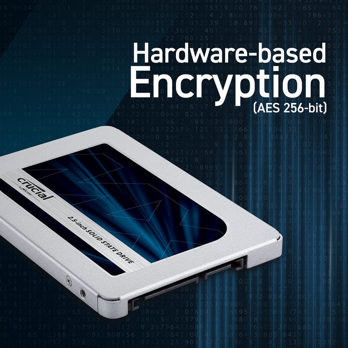 Crucial MX500 250GB 3D NAND SATA 2.5 Inch Internal SSD - Up to 560MB/s - CT250MX500SSD1