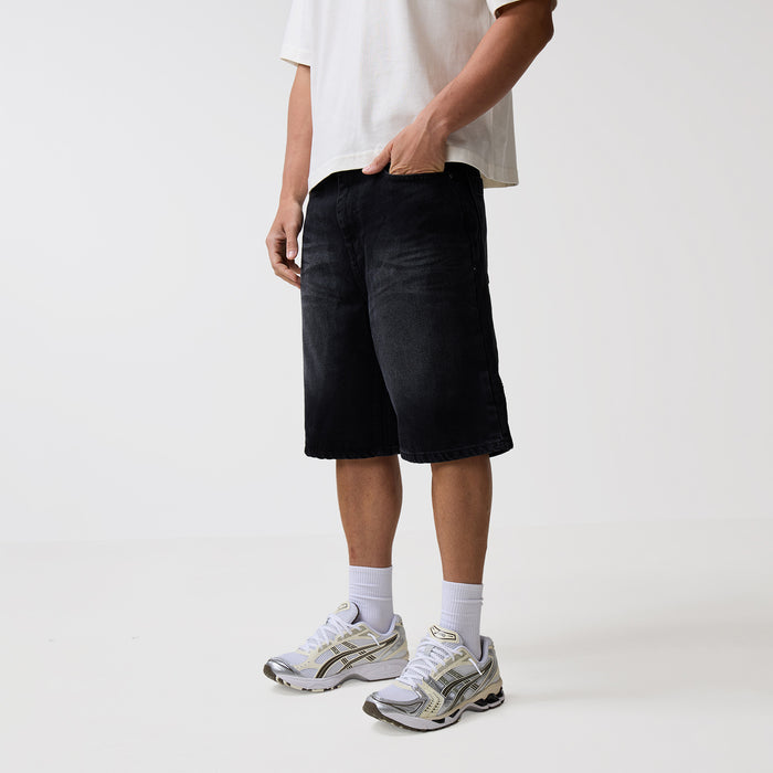 Denim Jorts | Washed Black