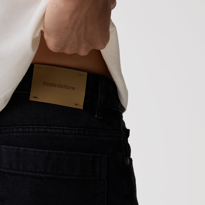 Denim Jorts | Washed Black