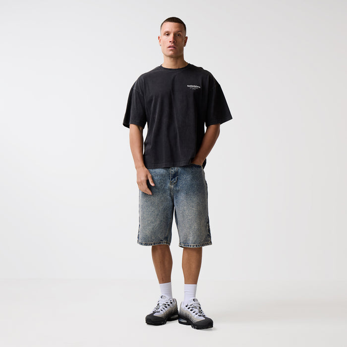 Denim Jorts | Washed Blue
