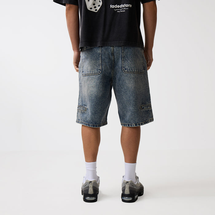 Denim Jorts | Washed Blue