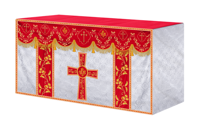 Damask / IHS / White - Red