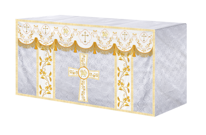 Damask / Lamb / White