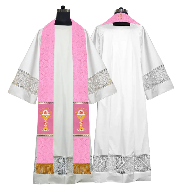 Bottom Motif / Chalice with IHS / Rose
