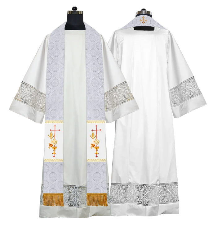 Bottom Motif / Eucharistic / White