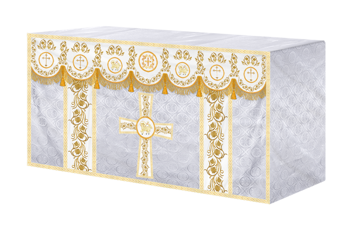 Damask / Lamb / White