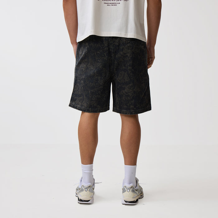 Essential Real Tree Camo Shorts | Charcoal
