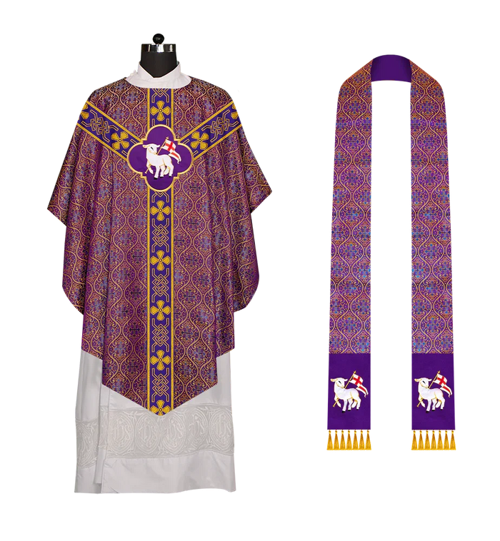 DESIGNER ORPHREY / LAMB / VIOLET