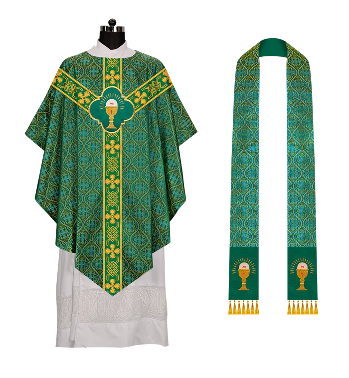 Exquisite Pugin chasuble with Orphrey