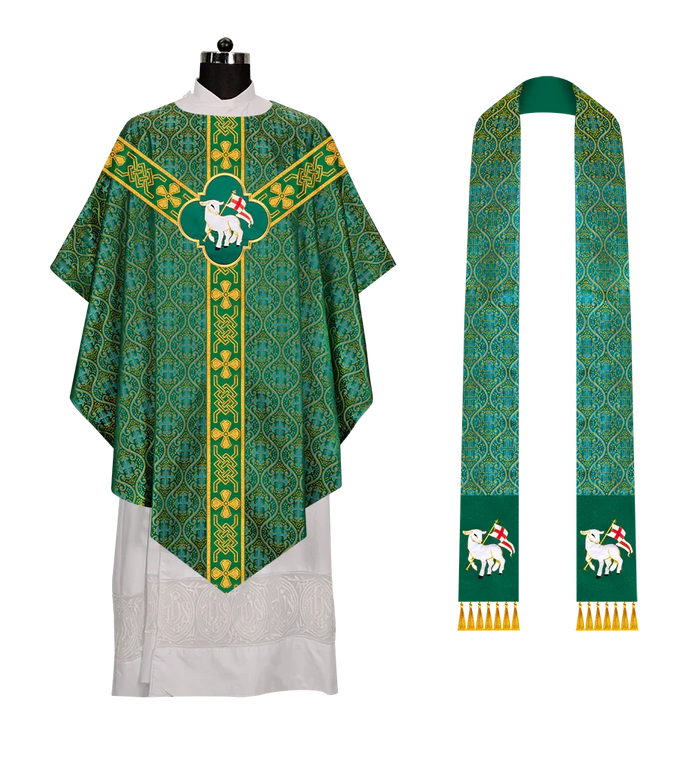 Exquisite Pugin chasuble with Orphrey