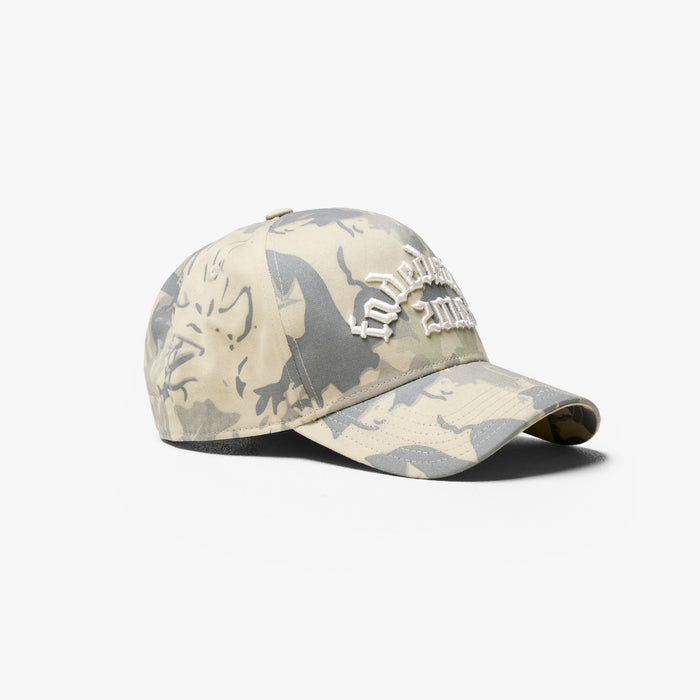 Faded Gothic Cap | Green Tree Camo