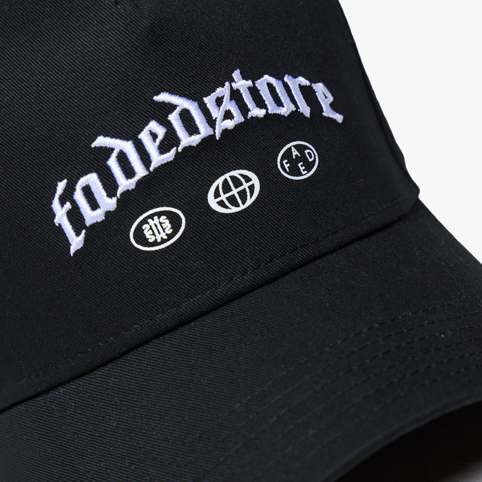 Faded Gothic Icon Cap | Black