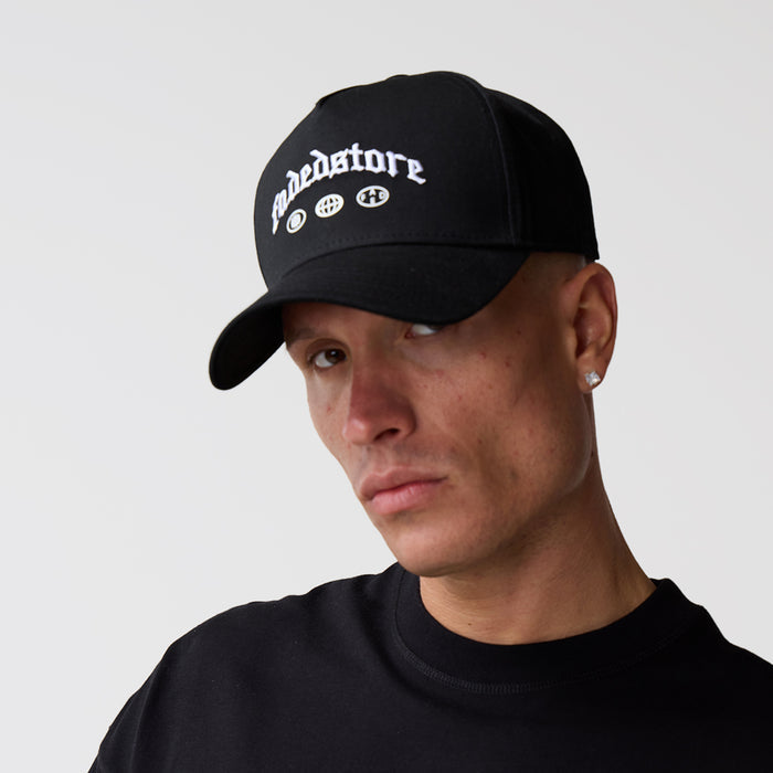 Faded Gothic Icon Cap | Black