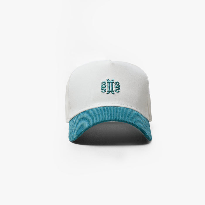 Faded Icon Cap | Chalk/Forest Green
