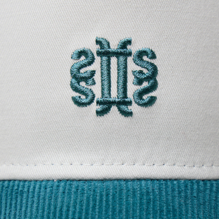 Faded Icon Cap | Chalk/Forest Green