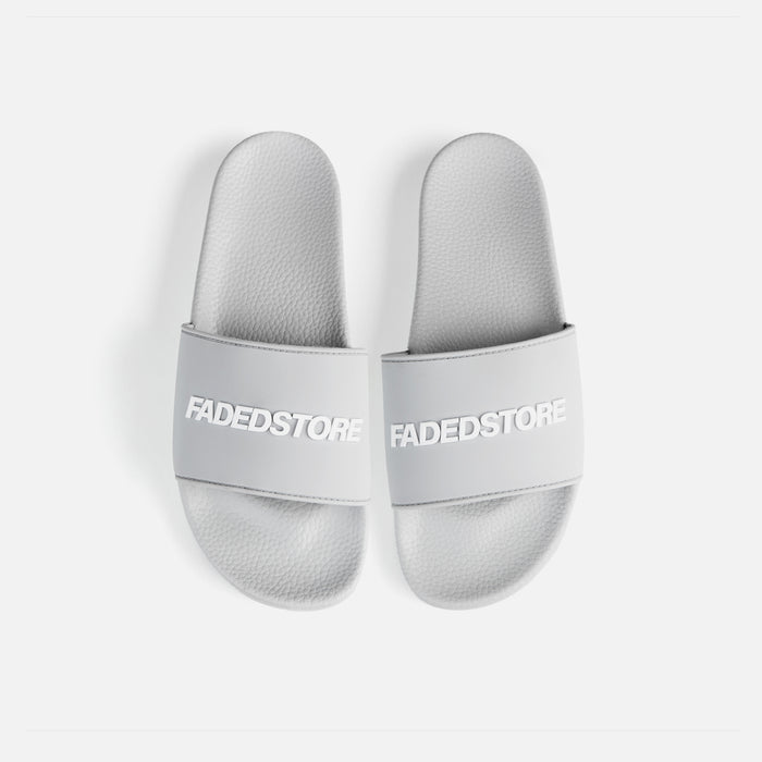 Faded Store Sliders | Grey