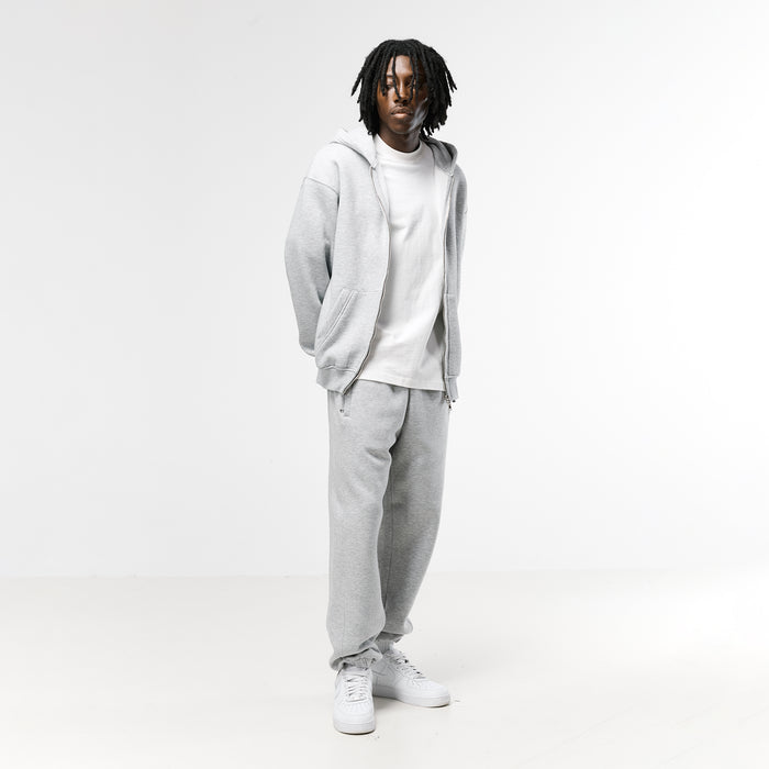 Full Zip Hoodie | Grey Marl