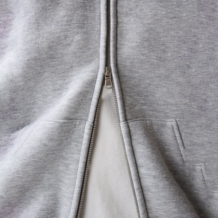 Full Zip Open Hem Tracksuit | Grey Marl