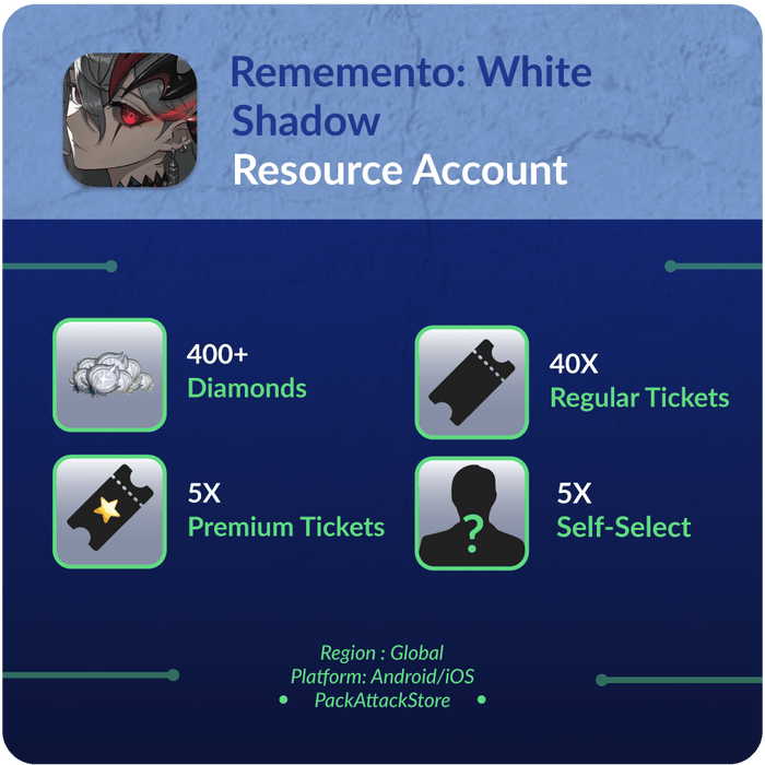 [Global] 400+ Diamonds - 40x Regular Tickets - 5x Premium Tickets - 1x Self-Select [Instant Delivery]