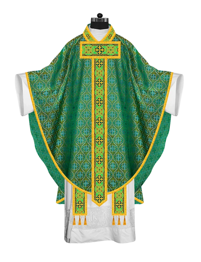 OGEE / GREEN / CROSS LACE