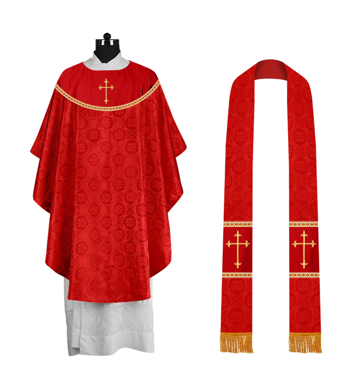 Color Trims / Round Yoke / Red