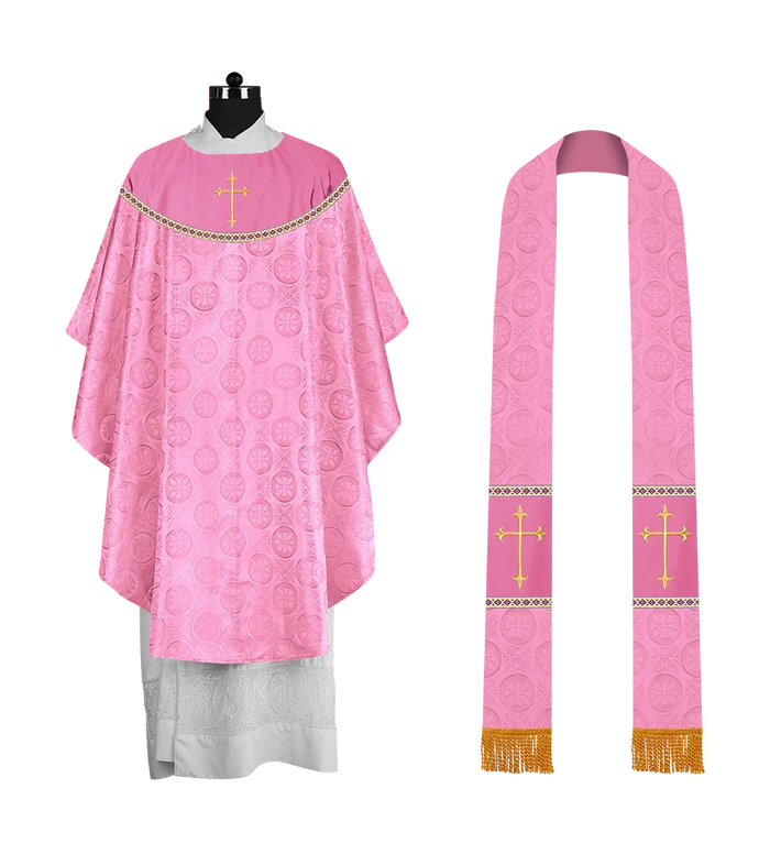 Color Trims / Round Yoke / Rose