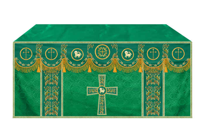 Handmade Church Altar Cloth with Traditional Embroidery