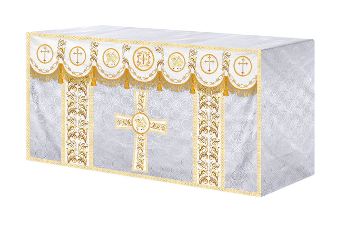 Damask / Lamb / White