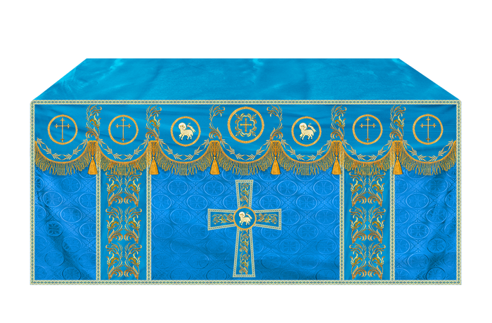 Handmade Church Altar Cloth with Traditional Embroidery