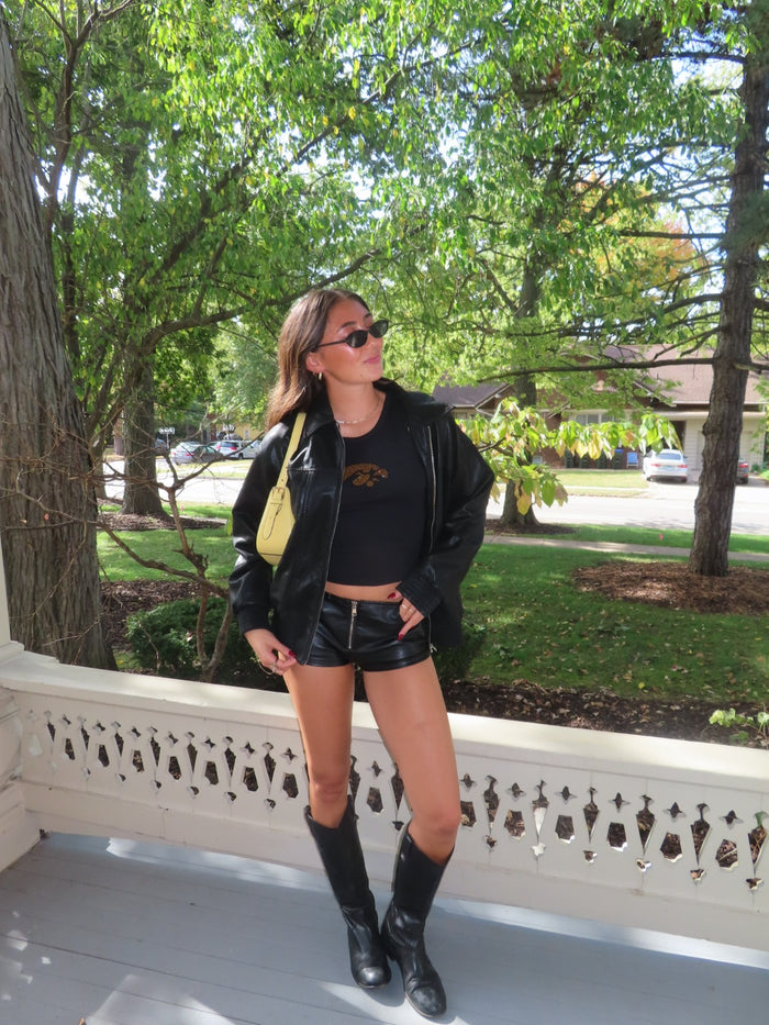 Hawkeyes Rhinestone Gym Tank