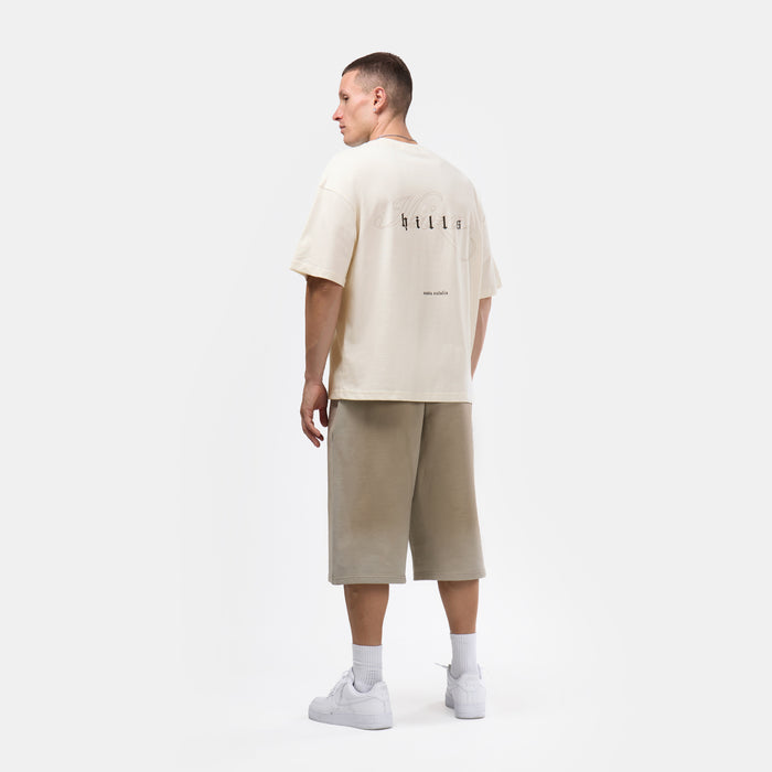 Ibiza Hills Script T-Shirt | Chalk
